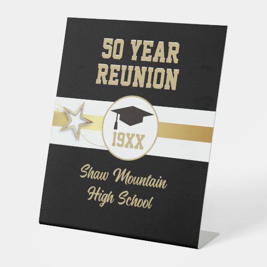 Geweldige keuze! Elk jaar klasse Reclamebord Met Voetstuk (Voorkant)