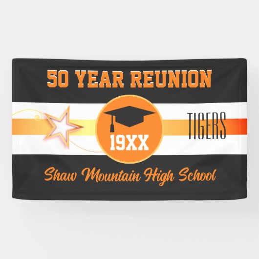 Geweldige keuze! Elk jaar klasse reunion banner (Horizontaal)