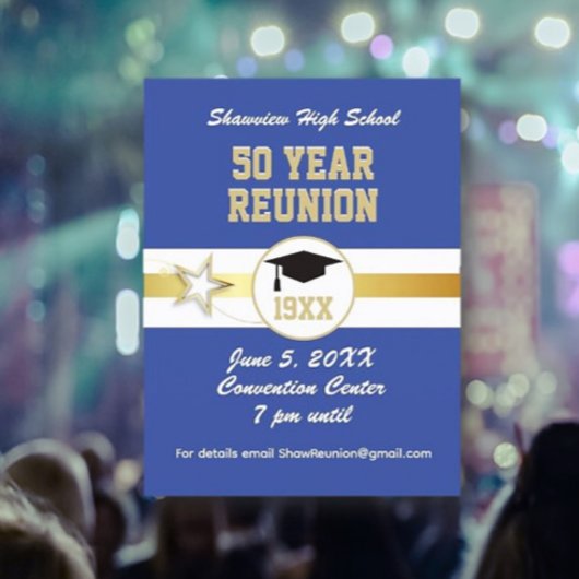 Geweldige keuze! Elk jaar Klasse Reunion Briefkaar Briefkaart