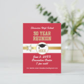 Geweldige keuze! Elk jaar Klasse Reunion Briefkaar Briefkaart (Staand voorkant)