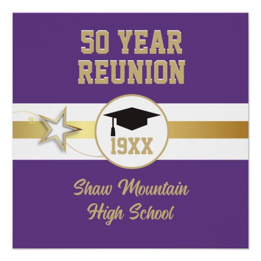 Geweldige keuze! Elk jaar klasse reunion Glossy Po Perfect Poster (Voorkant)