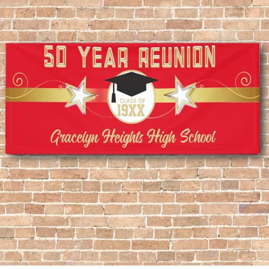 Geweldige keuze! Viering! Klassenreüniebanner Spandoek