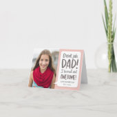 Geweldige Kind bewerkbare kleuren Vaderdag Kaart (Voorkant)