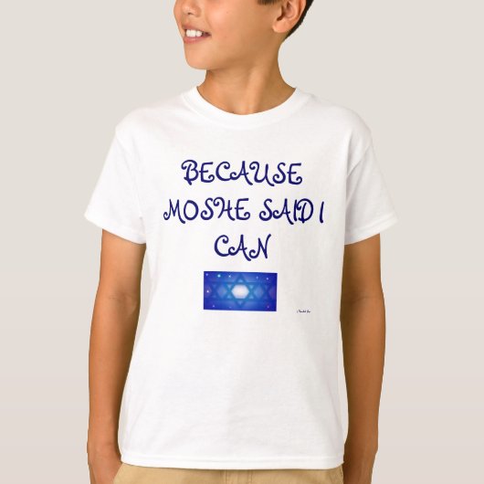 GEWELDIGE KINDEREN T SHIRT VOOR HANUKKAH (Voorkant)