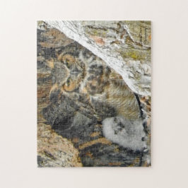 Geweldige kippen met eigenaar legpuzzel