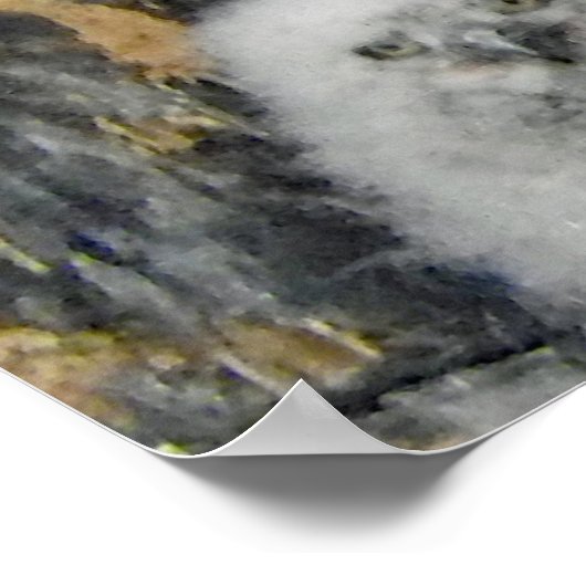 Geweldige kippen met eigenaar poster (Hoek)