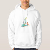 Geweldige kite surfen tijd hoodie (Voorkant)