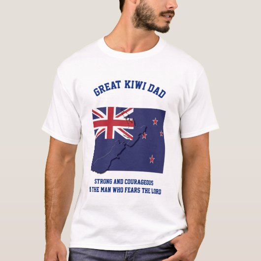 Geweldige KIWI DAD Christelijk T-shirt (Voorkant)