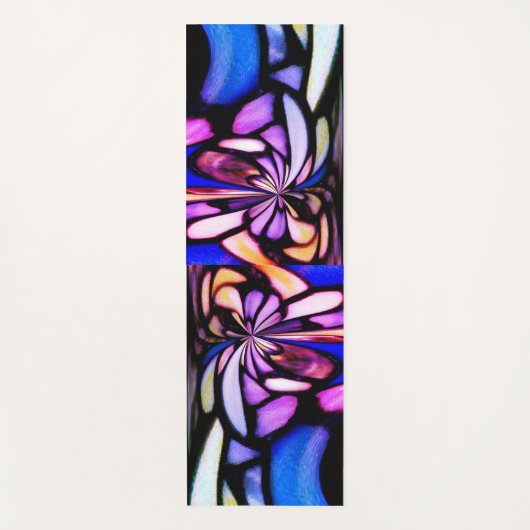 Geweldige kleuren, geïnspireerd door mozaïek yogamat (Voorkant)