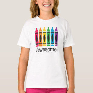 Geweldige Kleuren T-Shirt voor Meisjes - Aanpassen