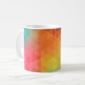 Geweldige kleurig driekleurenpatroon met coole tre koffiemok (Voorkant links)