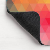 Geweldige kleurig driekleurenpatroon met coole tre muismat (Hoek)