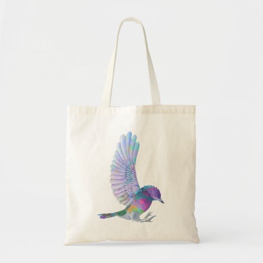 Geweldige kleurige vogel tote bag (Voorkant)