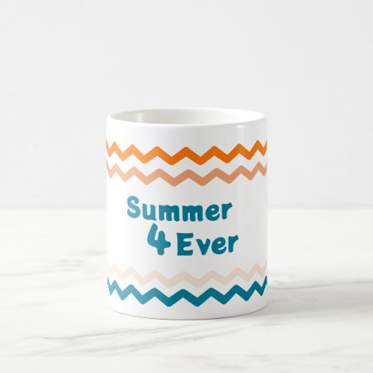 Geweldige kleurrijke strandliefhebbers koffiemok (Center)