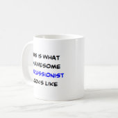geweldige klopsionist koffiemok (Voorkant links)