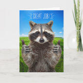 Geweldige klus Gefeliciteerd Schattig Duimen Omhoo Kaart (Voorkant)