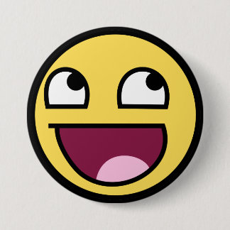 geweldige knop ronde button 7,6 cm