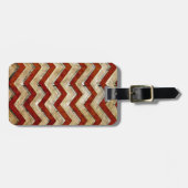 Geweldige koel chevron zigzag patroon bagagelabel (Voorkant horizontaal)