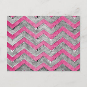 Geweldige koel chevron zigzag patroon briefkaart