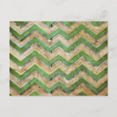 Geweldige koel chevron zigzag patroon briefkaart (Voorkant)