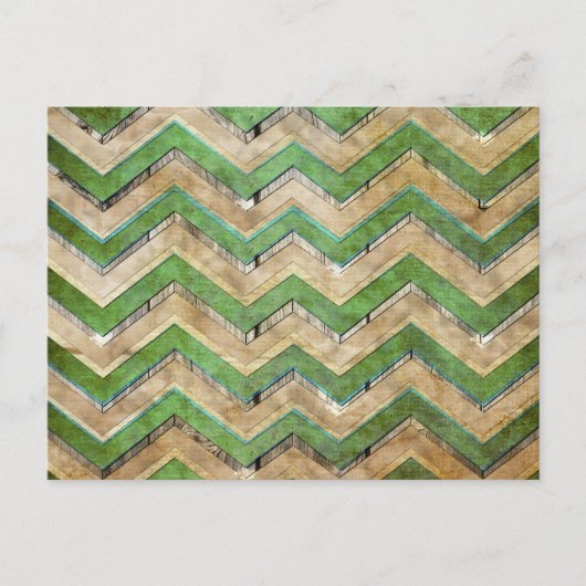 Geweldige koel chevron zigzag patroon briefkaart (Voorkant)