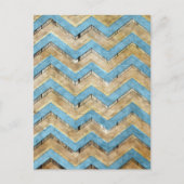 Geweldige koel chevron zigzag patroon briefkaart (Voorkant)