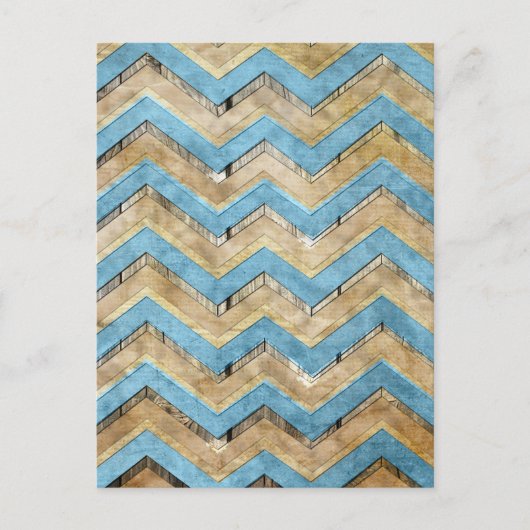 Geweldige koel chevron zigzag patroon briefkaart (Voorkant)