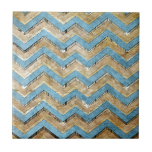 Geweldige koel chevron zigzag patroon tegeltje