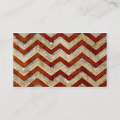 Geweldige koel chevron zigzag patroon visitekaartje (Achterkant)