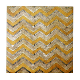 Geweldige koel koude chevron zigzag Patroon hout m Tegeltje