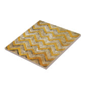 Geweldige koel koude chevron zigzag Patroon hout m Tegeltje (Zijkant)