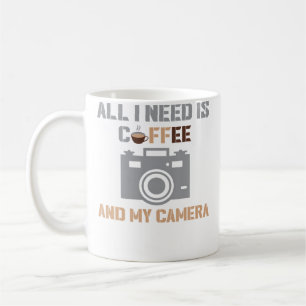 Geweldige koffie- en fotoliefhebber Camera Koffiemok
