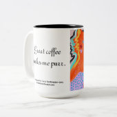 Geweldige koffieover? Dit is de mok die je wilt. (Voorkant links)