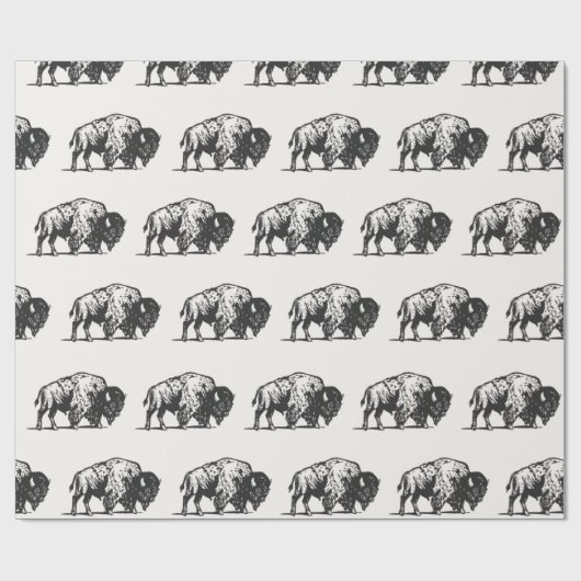 Geweldige kolenbufferpatroon cadeaupapier (Vlak)