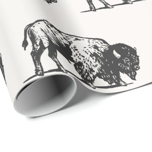 Geweldige kolenbufferpatroon cadeaupapier (Rol Hoek)