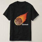 Geweldige komeet met vuur t-shirt (Design voorkant)