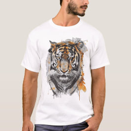 Geweldige koninklijke Bengaalse tijger  T-shirt