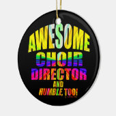 Geweldige Koordirigent Starburst Keramisch Ornament (Links)