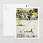 Geweldige Kopenhagen, grote cultuurstad Briefkaart (Voorkant / Achterkant)