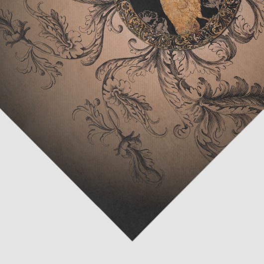 Geweldige kraai tissuepapier (Detail)