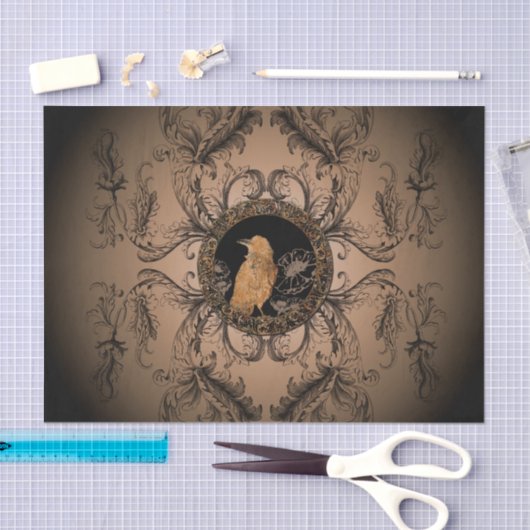 Geweldige kraai tissuepapier (Craft)