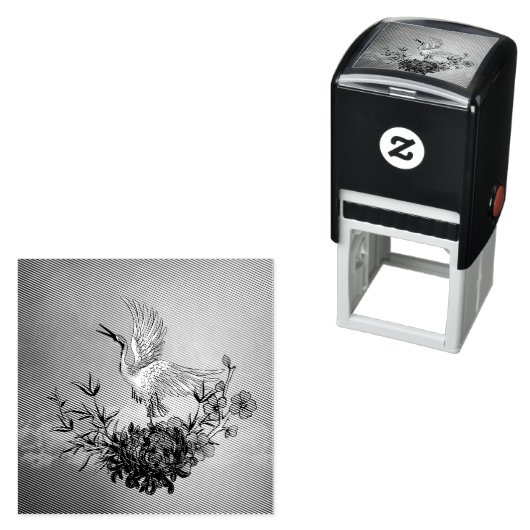 Geweldige kraan met bloemen zelfinktende stempel (In situ)