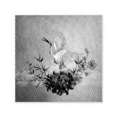 Geweldige kraan met bloemen  zelfinktende stempel (Design)