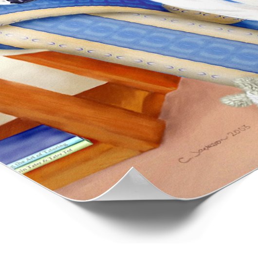 Geweldige kranksteken poster (Hoek)