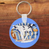 Geweldige kranksteken sleutelhanger (Voorkant)