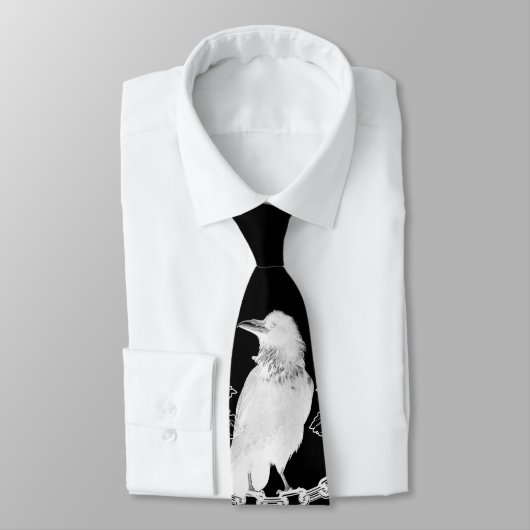 Geweldige kroon en bloemen, zwart-wit stropdas (Gebonden)