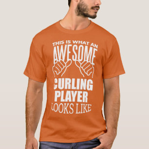 Geweldige krullende cadeaudesign voor vrouwen t-shirt