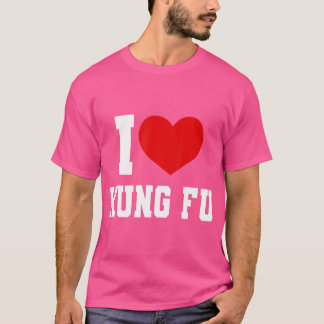 Geweldige Kung Fu Outfit - Ik hou van Kung Fu Spor T-shirt