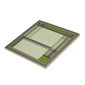 Geweldige kunsten en kunstwerken Geometrisch patro Tegeltje (Zijkant)