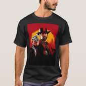 geweldige kunstwerken van RDR 1 en 2 online spel T-shirt (Voorkant)